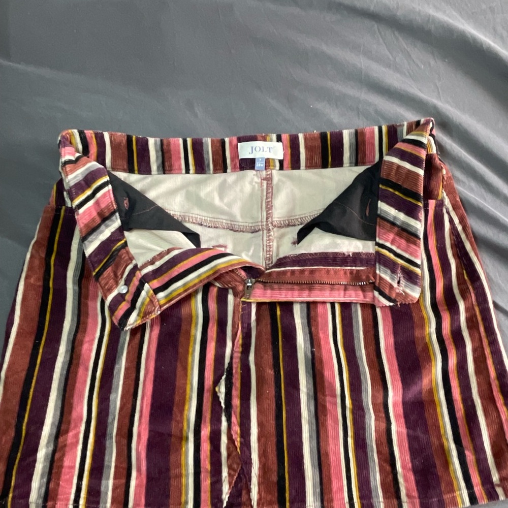 Jolt Striped Skirt in Multicolor
